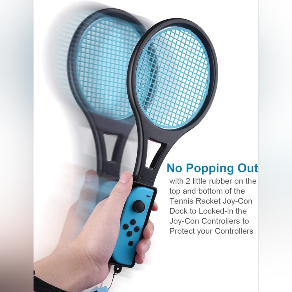 Tennis Racket for Nintendo Switch Joy-Con Tendak Tennis Racket - Picture 7 of 9